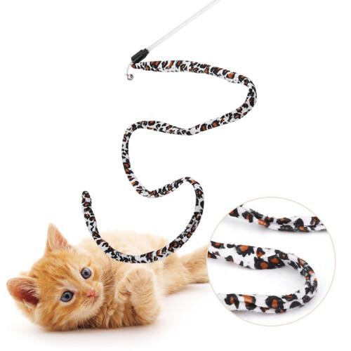 Interactive Cat Wand Compatible with Endless Fun, Friction Based Pole Connection Compatible with Secure Grip, Dual Rod Feather Teaser Engage 1