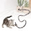 Interactive Cat Wand Compatible with Endless Fun, Friction Based Pole Connection Compatible with Secure Grip, Dual Rod Feather Teaser Engage 3