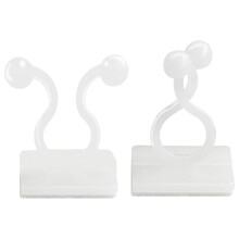 Suporte de plantas com cabo de plástico, clipes de parede para plantas, ideal para jardinagem criativa, com adesivo fácil de usar.