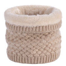 Gebreide wintersjaal/nekwarmer van polarfleece voor meisjes en jongens
