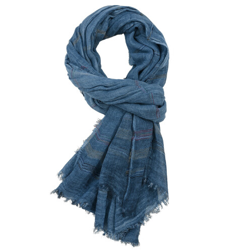 Bufanda de algodón para hombre, ideal para otoño e invierno. Bufanda básica para el cuello.