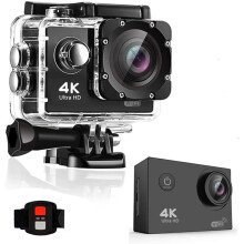 BSLVWG 4K Action Camera 20MP WiFi 30M Waterproof Sports Camera Underwater Camera