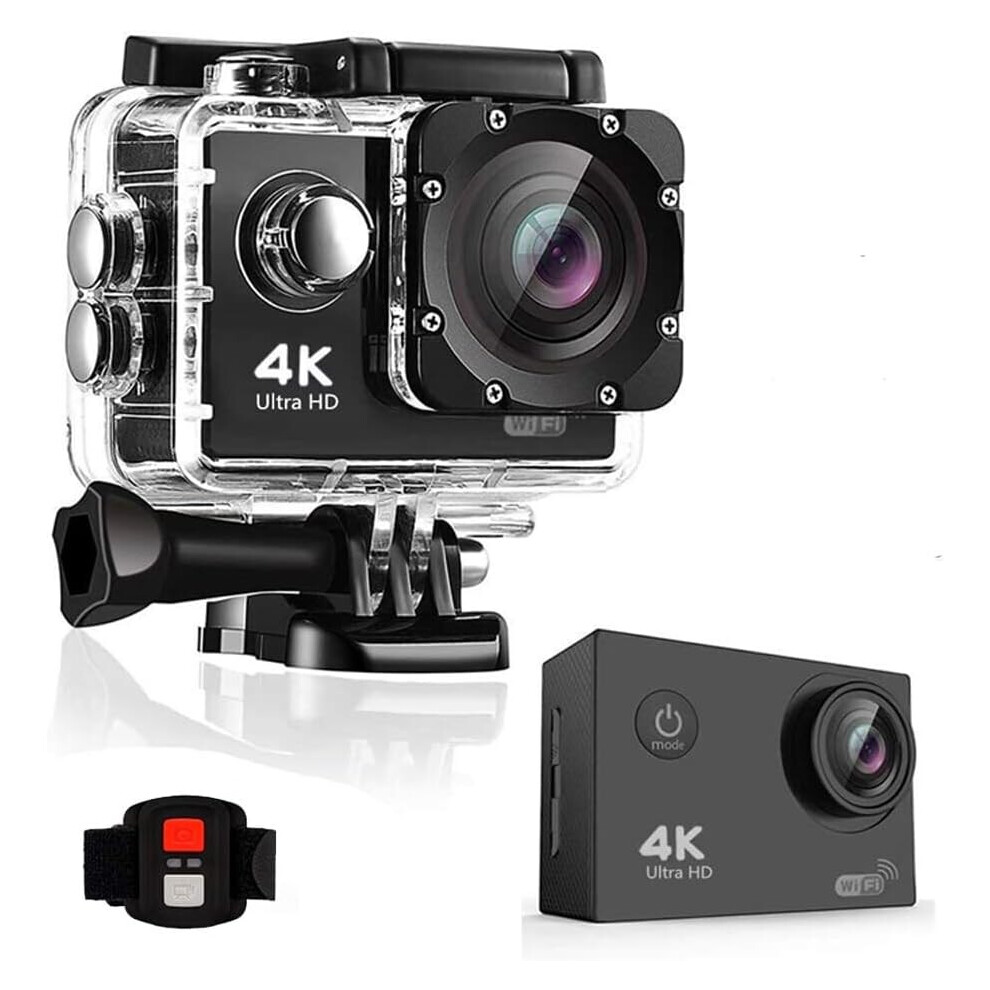 Bslvwg 4K Action Camera 20Mp Wifi 30M Waterproof Sports Camera Underwater Camera 768649721556