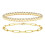 Braccialetti placcati compatibili con braccialetti elastici da donna alla moda 1