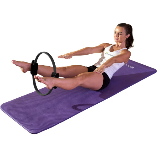 Δαχτυλίδι Pilates συμβατό με ενδυνάμωση πυρήνα, ελαφρύς φορητός κύκλος γυμνα 2