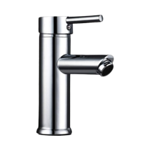 Elegant Bathroom Faucet, Chrome Finish Offers Timeless Style, Brass Construction Ensures Durability And Reliability, Compatible With Most Pl