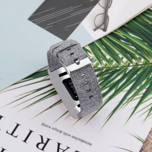 Fitbit Charge 3 bracelet canvas Gray (L) 2