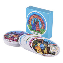 Tarot kártyapakli 78 A kolostorok tarotja kártyakészlet társasjáték-készlet kezdőknek és tapasztalt olvasóknak egyaránt