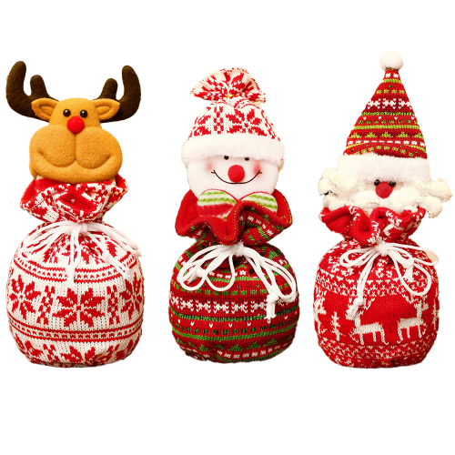 Kerstcadeautas met trekkoord, kerstcadeautassen
