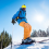Luvas impermeáveis para esqui e snowboard, com bolso com zíper, compatíveis com homens. 4