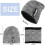 Conjunto de gorro e cachecol de tricô quentinho, gorro estilo caveira, protetor de pescoço, gorro e cachecol com forro de lã grossa, present 5