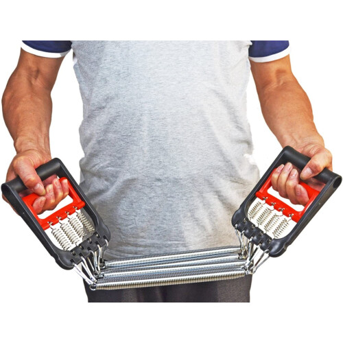 Expansor de piept de calitate durabilă, sistem de exerciții de rezistență compact și practic, design ergonomic cu mâner antiderapant, comp 2
