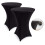 Capa elástica compatível com capas de mesa de bar - capa de mesa de bar elegante compatível com mesa de bistrô antracite 3