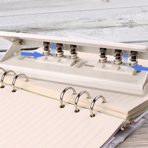 Portable Paper Punches, Handle Lock-down Switch Secures Tool Compatible with Storage, Portable Design Compatible with Easy Use And Transport 1