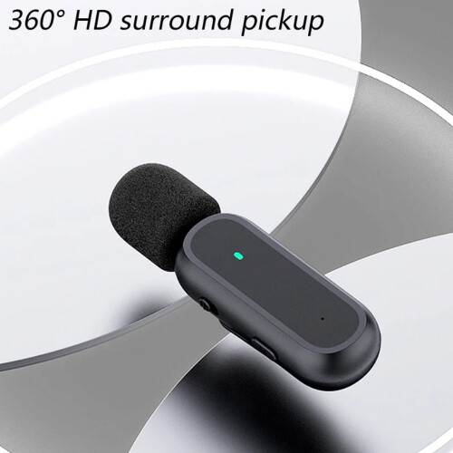 Microfones de lapela compatíveis com gravação de vídeo, microfone de lapela com conexão automática e transmissor recarregável, som omnidirec 1