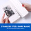 Portable Paper Punches, Handle Lock-down Switch Secures Tool Compatible with Storage, Portable Design Compatible with Easy Use And Transport 4