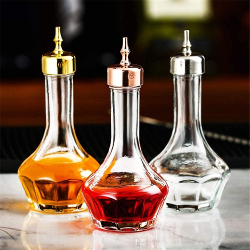Botella de vidrio para amargos Botella Dash Herramienta de bar profesional Compatible con 2