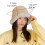 Kvinder Vinter Faux Suede Fur Bucket Hat 2