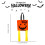 2 τεμάχια τσόχινες σακούλες με γλυκά για το Halloween, σακούλες για κέρασμα ή φάρσα, σακ 2
