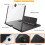 Lupa de tela de 16 polegadas, lupa de tela 3D para celular, ampliador de tela compatível com todos os smartphones. 4