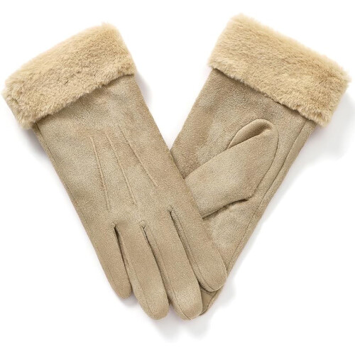Damen-Winterhandschuhe, warm, Touchscreen-Handschuh 1