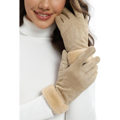 Damen-Winterhandschuhe, warm, Touchscreen-Handschuh 2