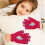 Luvas infantis, luvas de inverno de tricô, luvas elásticas com dedos completos, compatíveis com meninos e meninas. 5