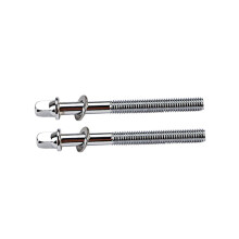 2pcs Drum Tension Rods Set Snare Drum Replacement Parts with CorrosionResistant Finish and Secure Tuning Stability