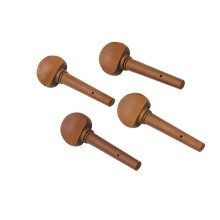 4 Pieces Wooden Violin Tuning Pegs Set with Solid Wood Durability and Smooth Polished Finish