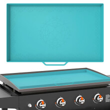 36 Inch Blue Silicone Griddle Mat for Blackstone, Heavy Duty Food Grade Cover with Full Surface Protection