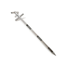 Stainless Steel 3Slot Grain Probe Sampler 38mm for Soil and Fertilizer, CorrosionResistant Farm Tool