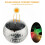 Colorful Solar Floating Pool Lights-warm yellow light 3