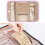 Multipurpose Waterproof Polyester Jewelry Roll Organizers-Black 3