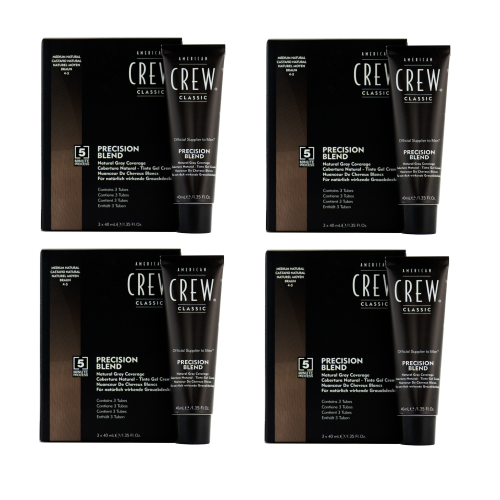American Crew American Crew Precision Blend Set - 4-5 Medium Natural x4