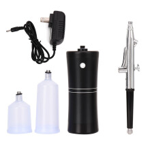 Airbrush Kit With Compressor High Pressure Air Brush For Nail Art And Cake Decorating Adjustable Air Pressure And Replaceable Nozzles