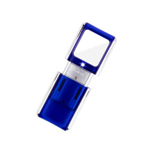 Ergonomischer Handbetrachter, helles LED-Verstärkerglas,-Blau