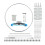 Banjo Hooks and Nuts Set for Precise Tension Adjustment, Durable Metal Replacement Parts, Silver 1