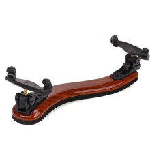 Adjustable Wooden Violin Shoulder Rest 4/4 3/4 with Comfort Foam Padding and Secure Locking Feet