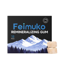 Feimuko Mint Chewing Gum Sugar-Free Xylitol Chewing Gum Fresh Mint Clean Teeth Care