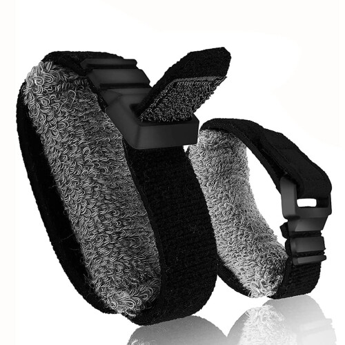 2 Pcs Adjustable Guitar String Dampener Strap Set, Noise Reduction Design for Cleaner Studio Sound