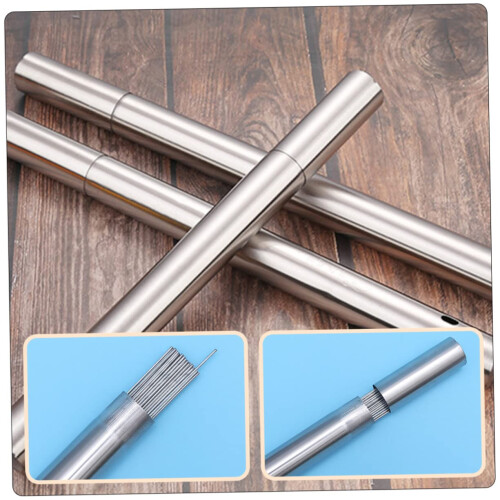 4pcs Stainless Steel Skewer Holder Set, SpaceSaving Desktop Stick Holders for Kitchen 2