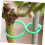 200pcs Reusable Gourd Shape Plant Support Clips Gentle Secure Adjustable Garden Ties 5