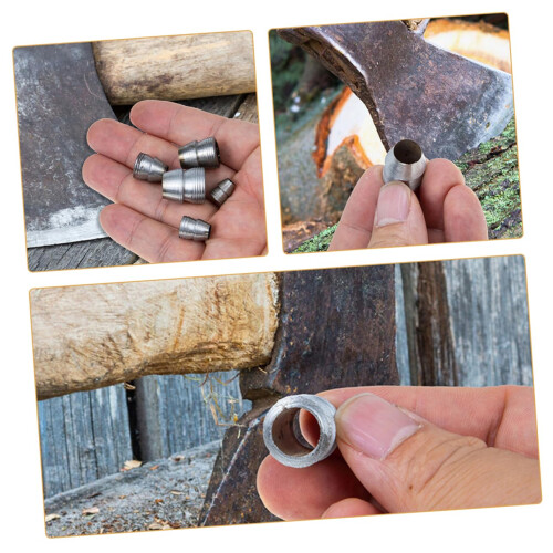 6Pcs Iron Axe Handle Wedges Set for Secure Reinforcement and Easy Hammer Installation 2