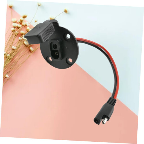 2pcs SAE Extension Cable Set for Solar Panel Battery and Automotive Applications, Matched Pair Design 1