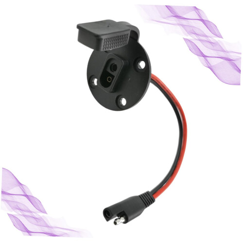 2pcs SAE Extension Cable Set for Solar Panel Battery and Automotive Applications, Matched Pair Design 2