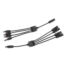 Solar Y Branch Connector 1 to 4 Expansion MC4 Parallel Adapter Cable for Solar Panel Easy Plug Installation