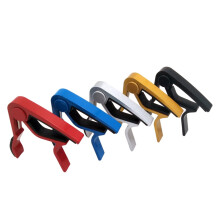 5pcs Guitar Capo Set with OneHanded Quick Clamp, Even Pressure Silicone Pad, Fits Acoustic Electric and Ukulele