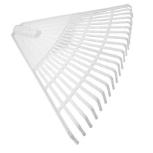 Lightweight Leaf Rake for Lawn and Garden with Durable Plastic Head and Precise Teeth for Efficient Outdoor Cleanup