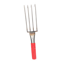 Stainless Steel Clam Rake for Beach Digging, Ergonomic Comfort Grip Hand Tool for Shell Collecting