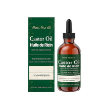 Limited time!!West Month Castor Oil Care Essential Oil for Eyelashes, Eyebrows, Hair And Skin Moisturizing, Light And Multi-Functional Care Oil